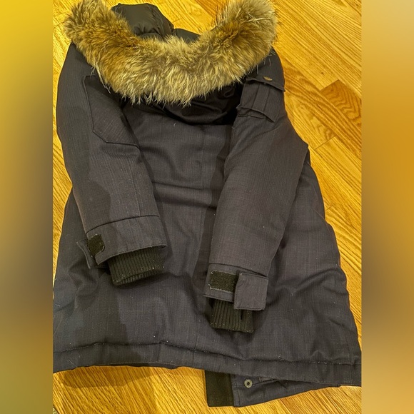 Nobis Navy Blue Little Kimmarut Kids Parka - Picture 2 of 4